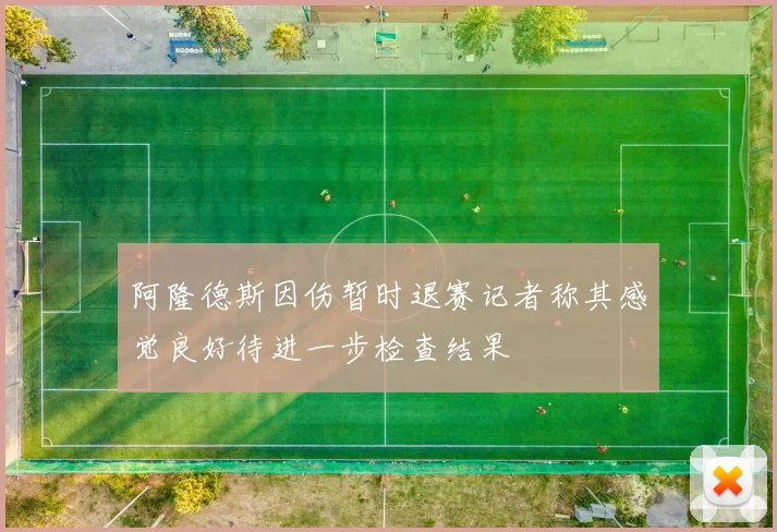 阿隆德斯因伤暂时退赛记者称其感觉良好待进一步检查结果